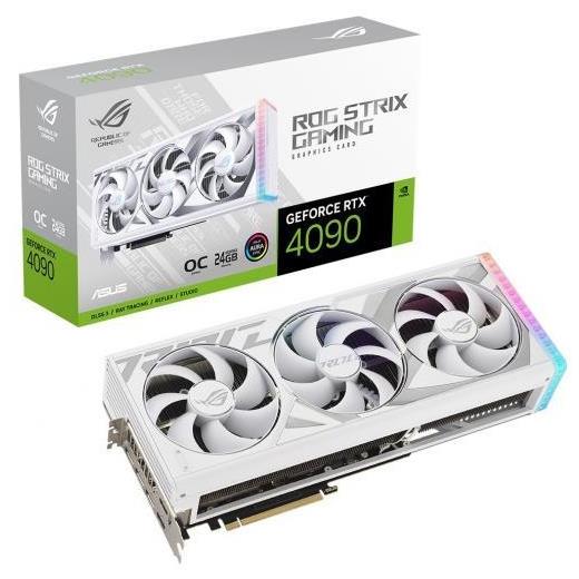 Asus ROG Strix GeForce RTX4090 24GB GDDR6X White Edition Gamıng Ekran Kartı