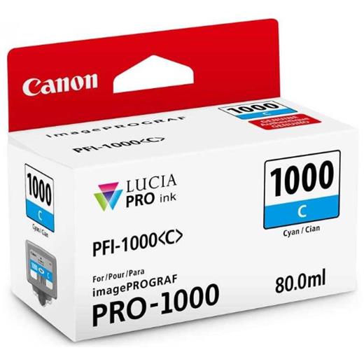 Canon PFI-1000 C Mavi Mürekkep Kartuş
