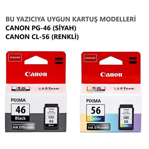 Canon Pixma E414 Yazıcı Tarayıcı Fotokopi + Fotoğraf Kağıdı Hediyeli!
